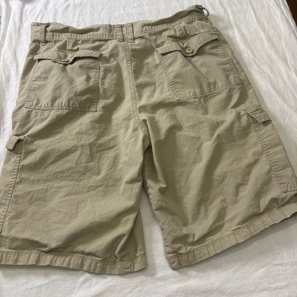 Y2K Company 81 Cargo Shorts Mens 36 Khaki Utility Skate Streetwear - Picture 4 of 14